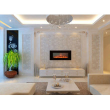 Heating & Decoration electric fireplace with real fire burning flame effect